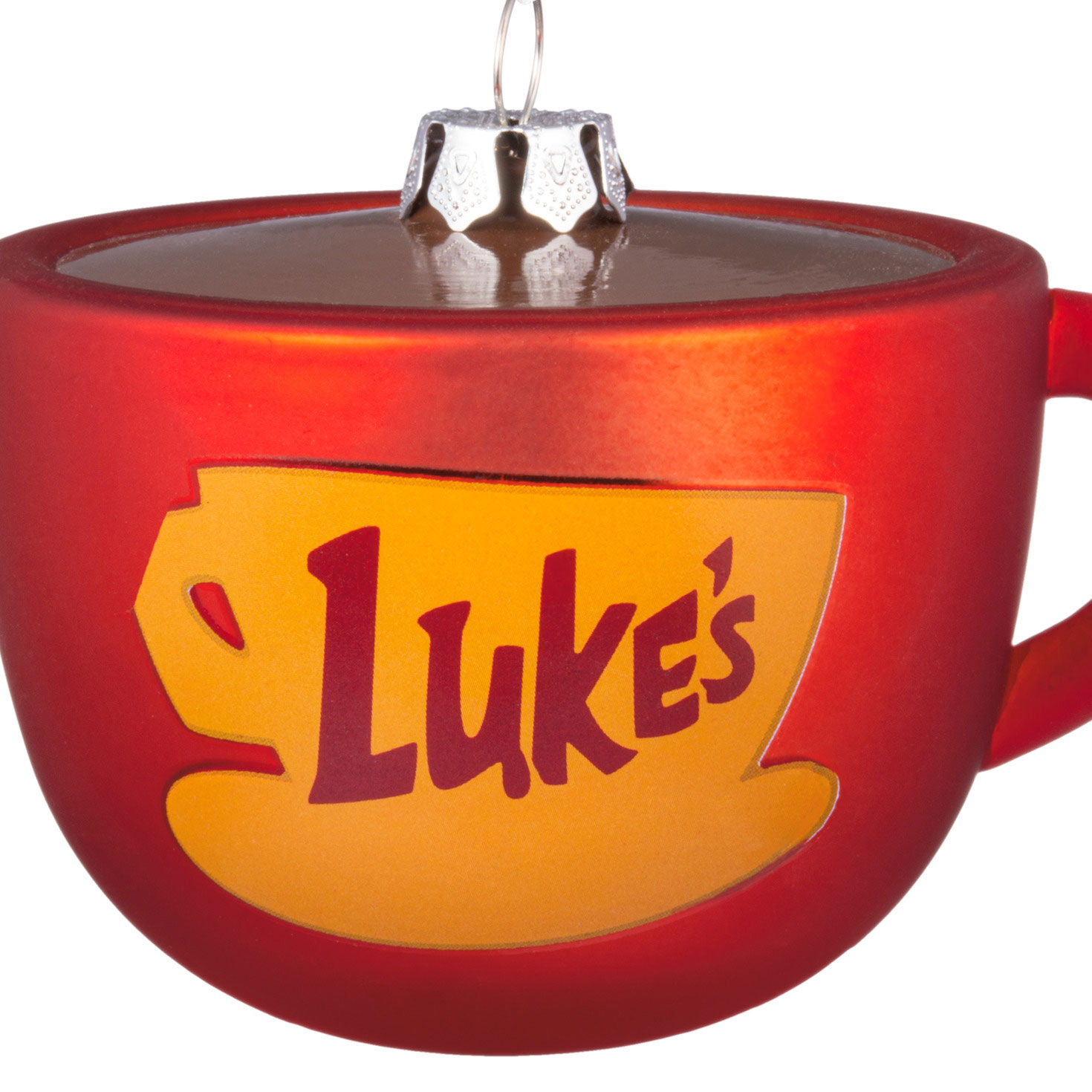 Gilmore Girls Luke's Coffee Mug Christmas Ornament upclose view image number 5