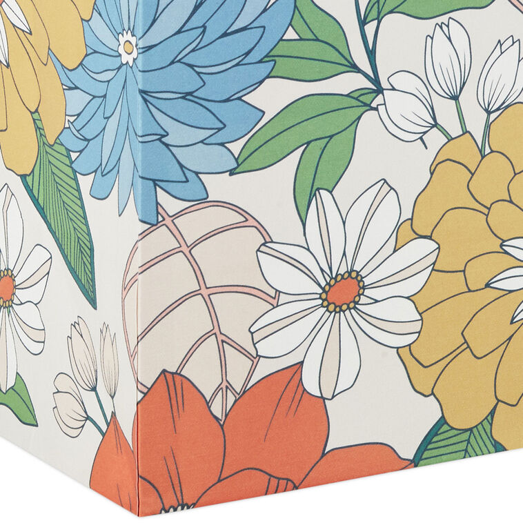 Mod Blossoms Medium Gift Bag Base/Side Detail image number 5