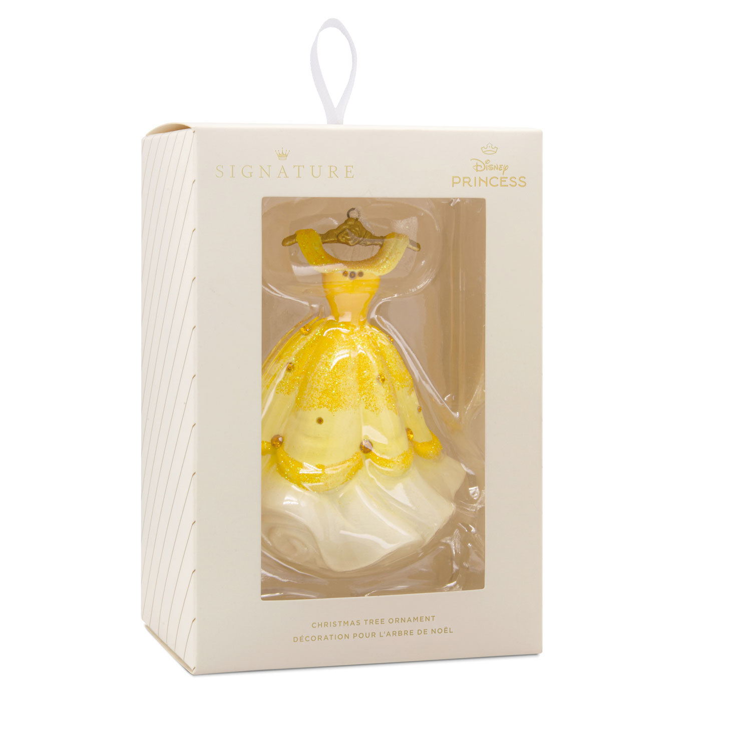 Disney Princess Belle's Gown Christmas Ornament package front image number 7