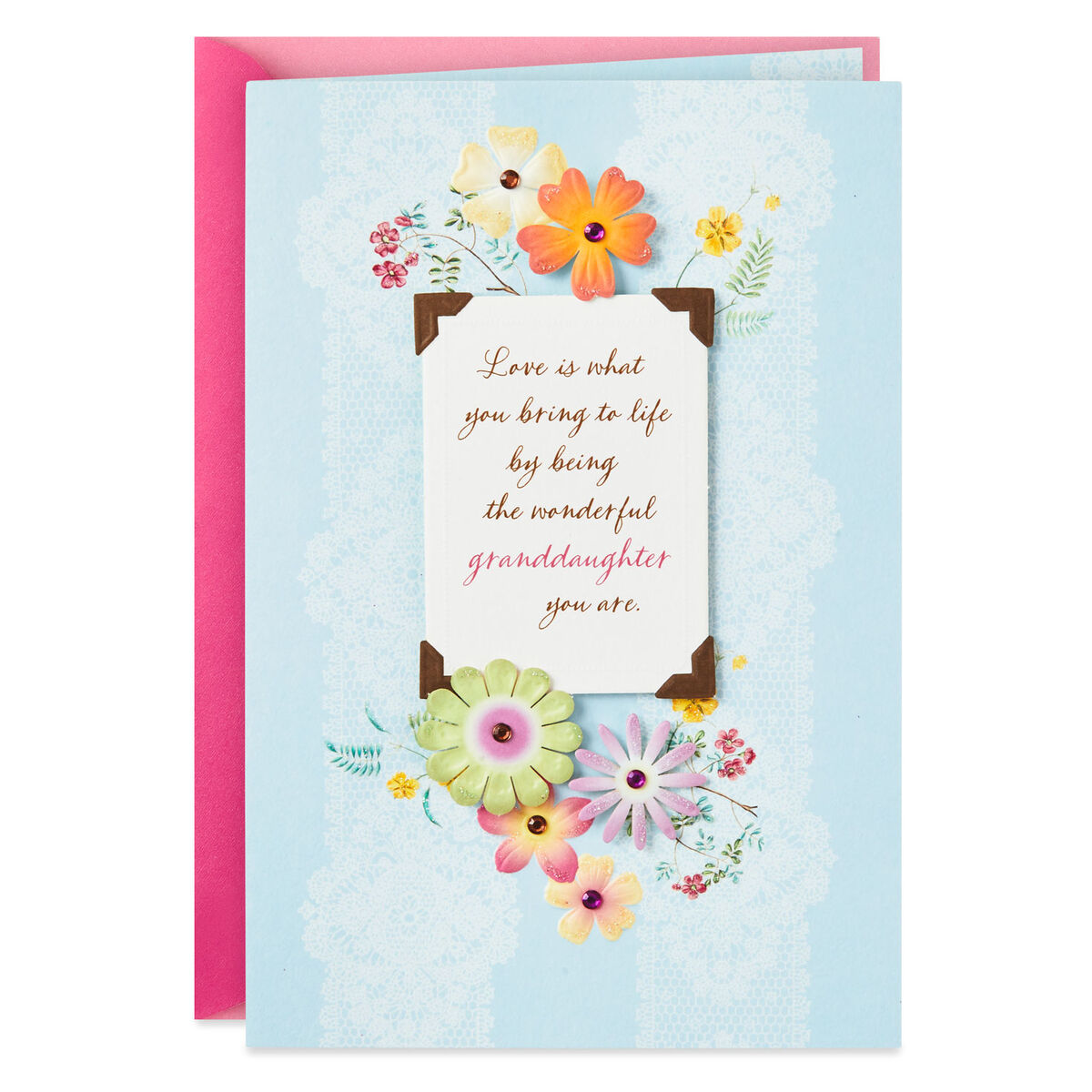 Wonderful Granddaughter Birthday Card - Greeting Cards - Hallmark