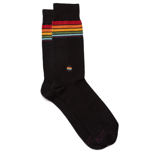 Socks That Save LGBTQ Lives Novelty Crew Socks, Small, 
