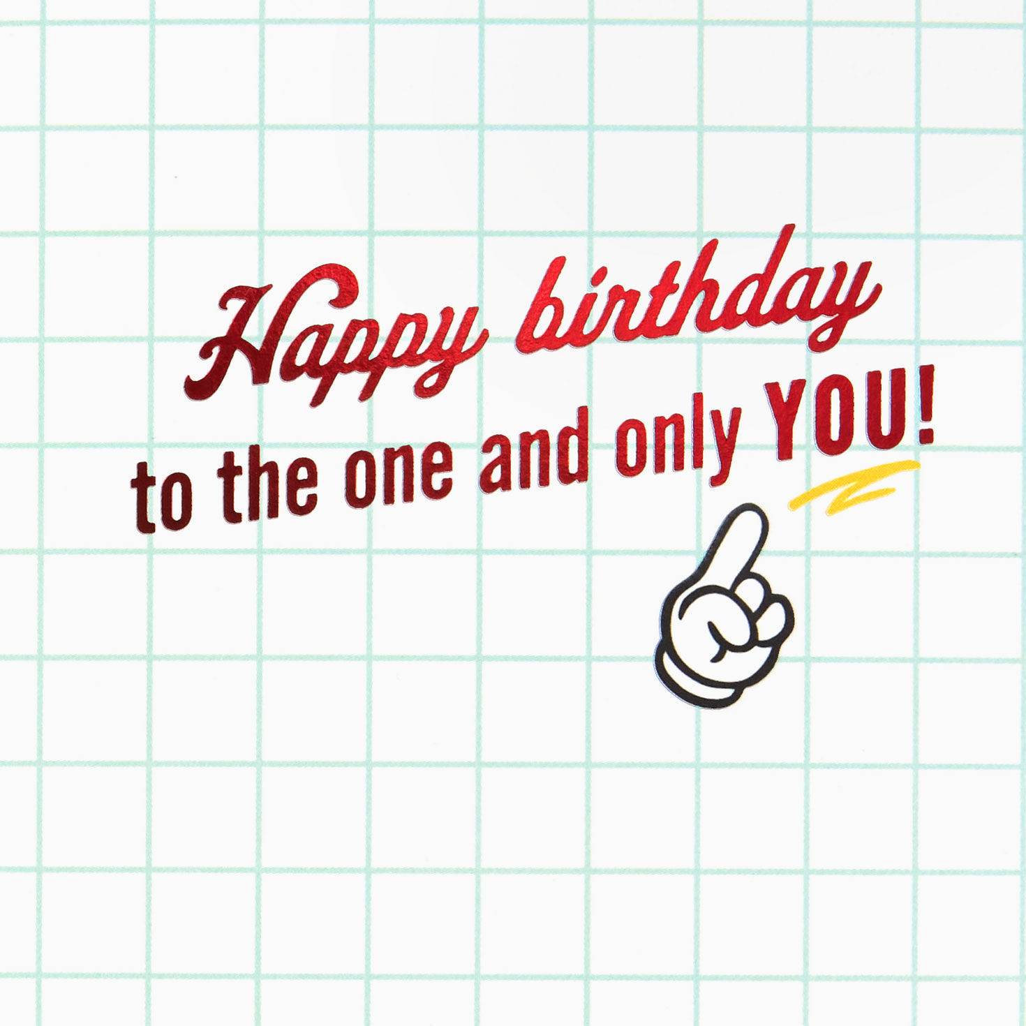 Colorful Mickey Faces Birthday Card with Stickers Sentiment image number 2