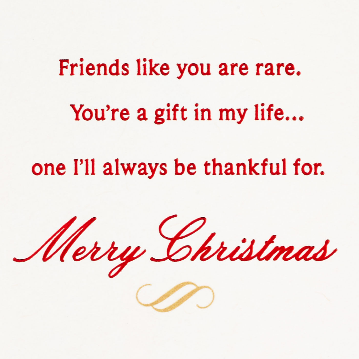 Friends Like You Are Rare Christmas Card for only USD 5.59 | Hallmark