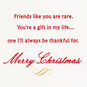 Holly and Ivy with Red Plaid Christmas Card for Friend Sentiment  image number 3
