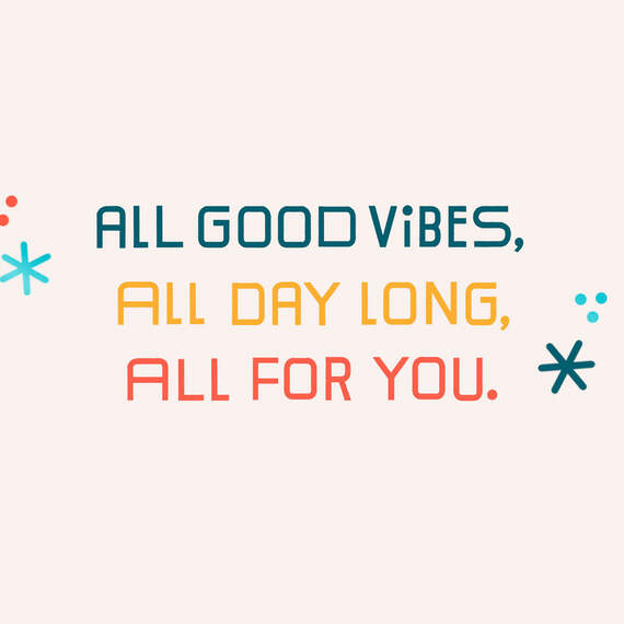 Good Vibes Video Greeting Father's Day Card, , large image number 2