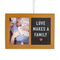 Letter Board Picture Frame Christmas Ornament Front image number 1