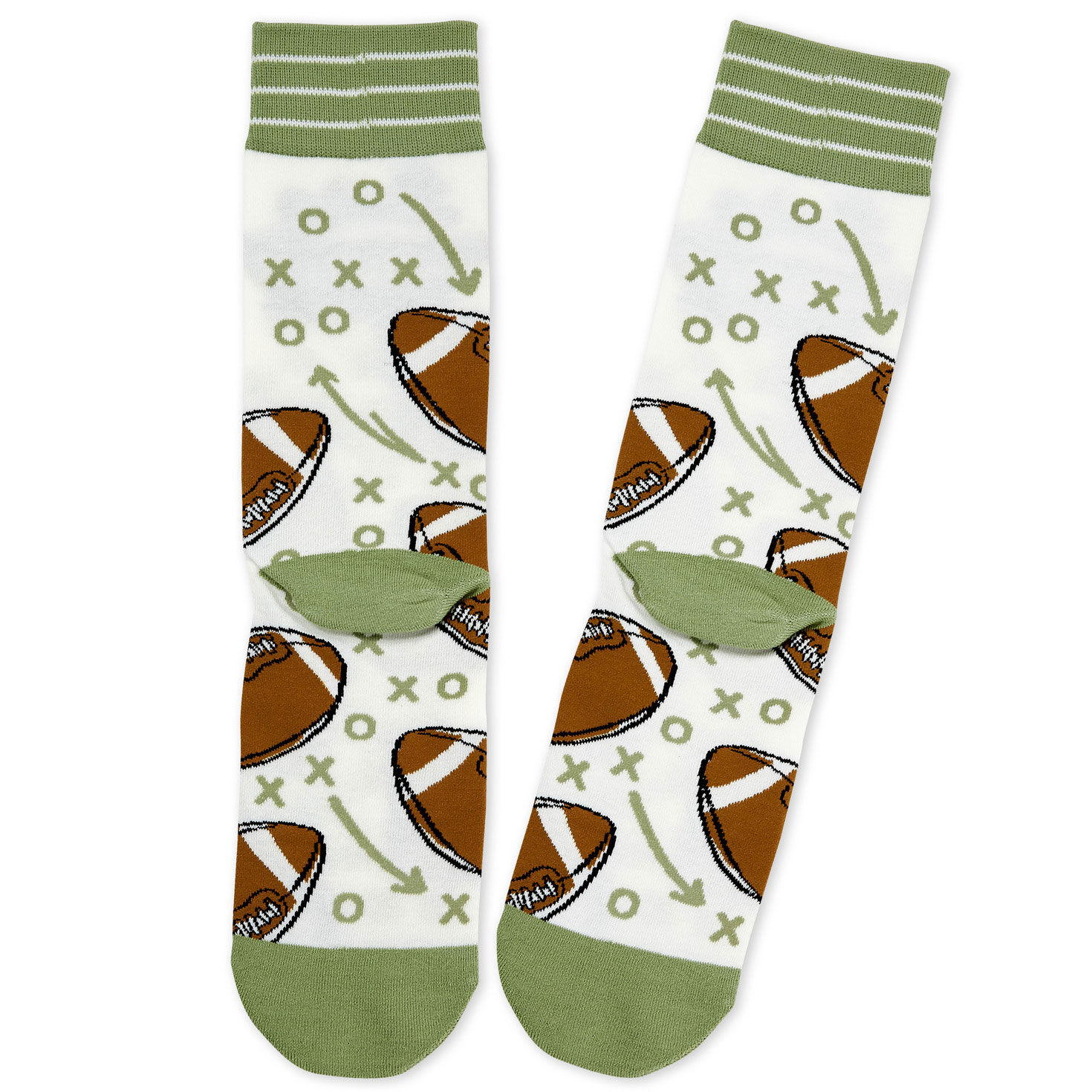 Lucky Game Day Football Unisex Crew Socks back image number 2