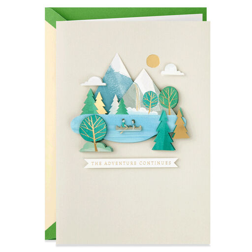 The Adventure Continues Anniversary Card, 