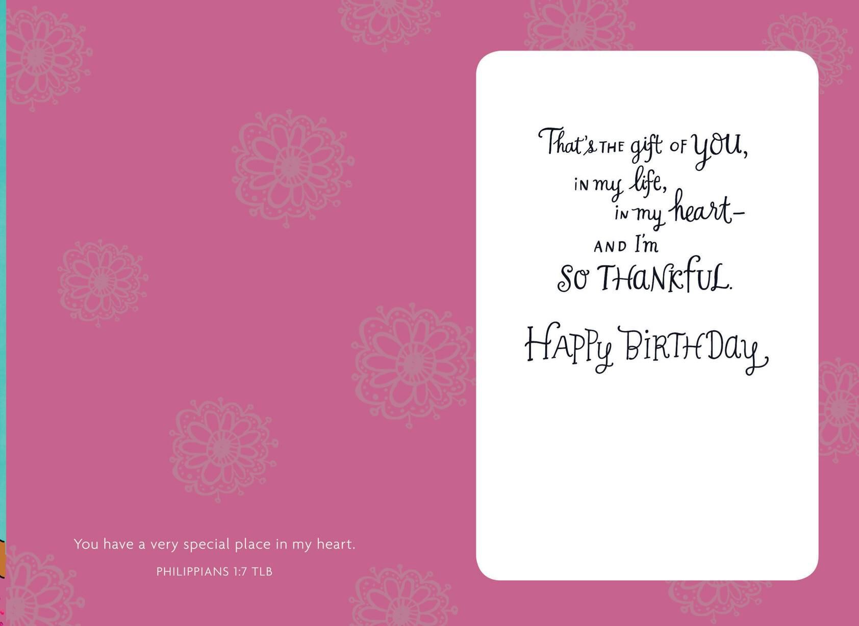 At Home in My Heart Birthday Card