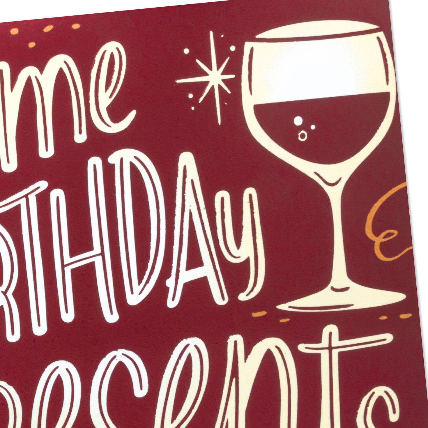 Wine Bottle Cork Pop Birthday Card Card Front Detail image number 4