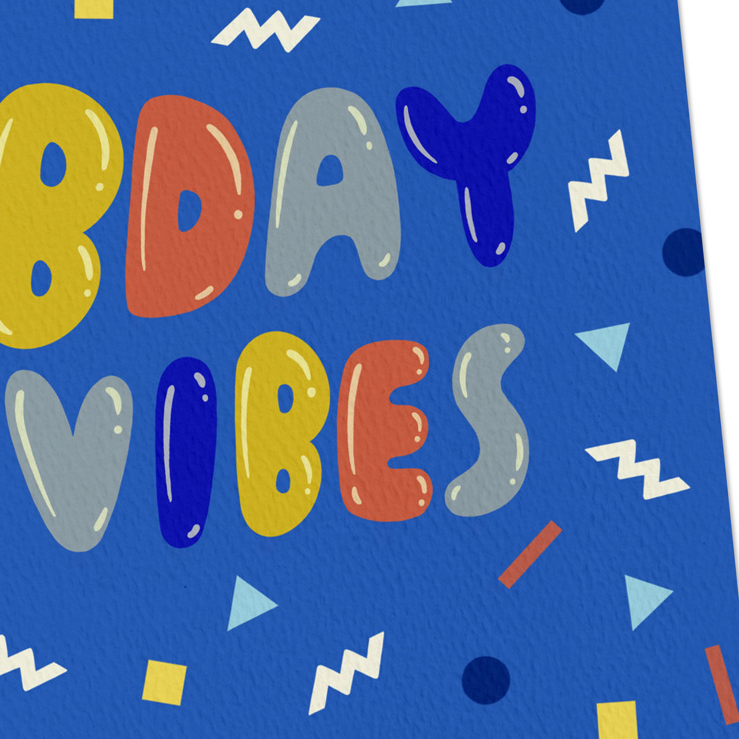 Bday Vibes Birthday Card, , large image number 4