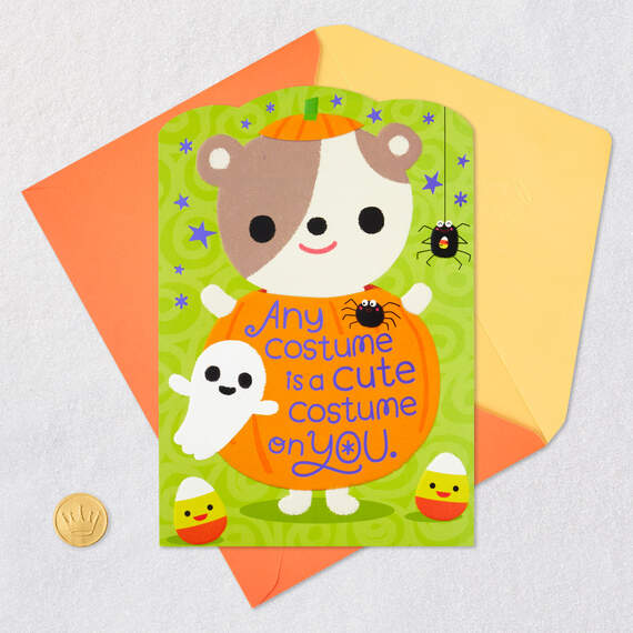 Any Costume Is Cute on You  Halloween Card for Kid, , large image number 5