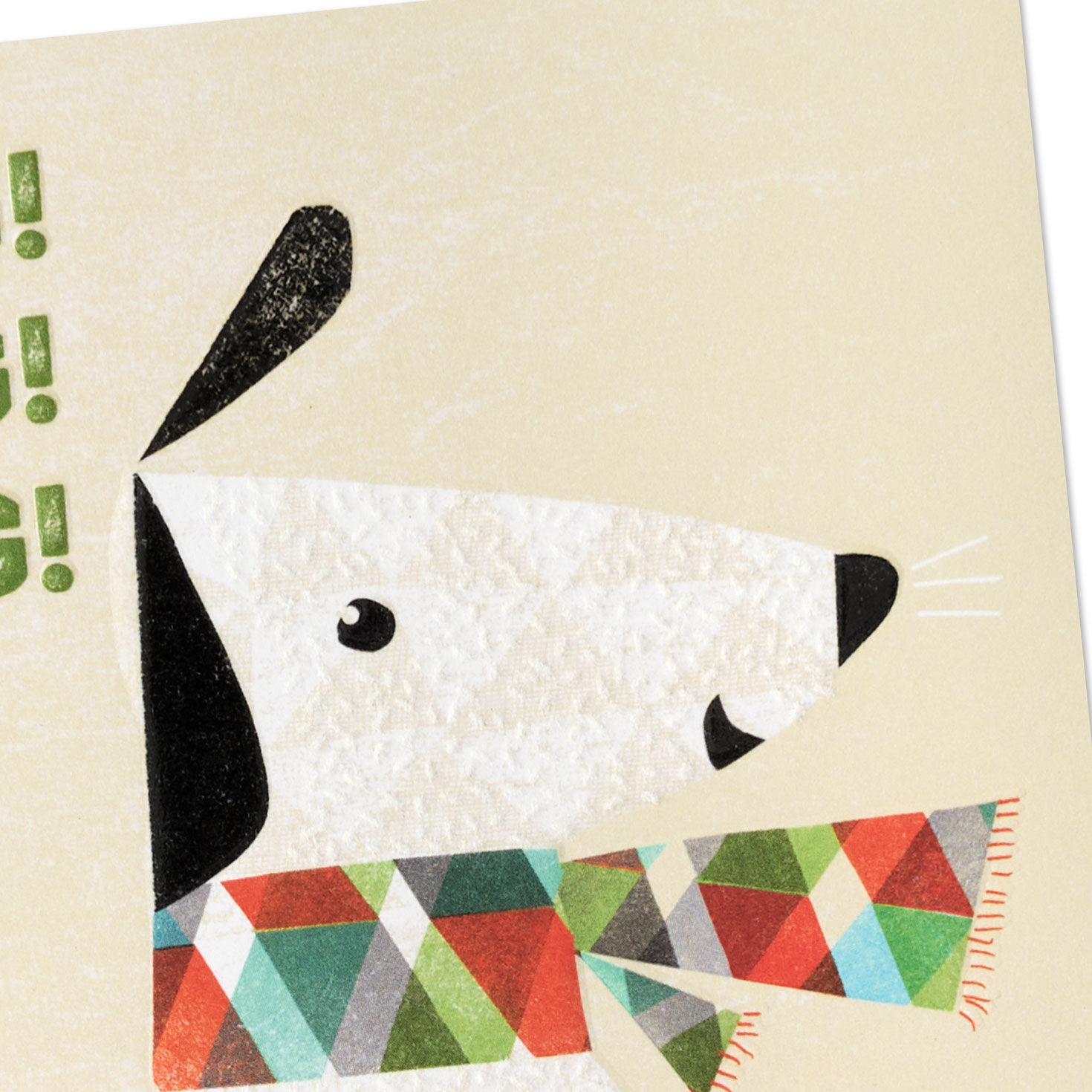 Dog With Plaid Scarf Holiday Card From the Dog  image number 4