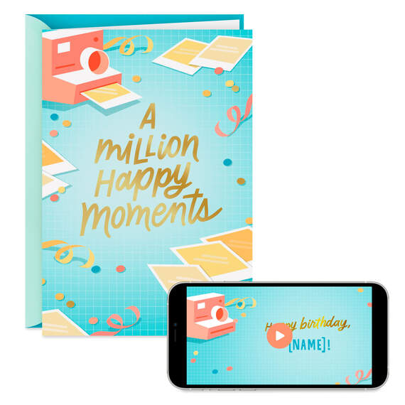 A Million Happy Moments Video Greeting Birthday Card