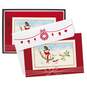 Snowman and Garland Christmas Cards, Box of 12, , large image number 1