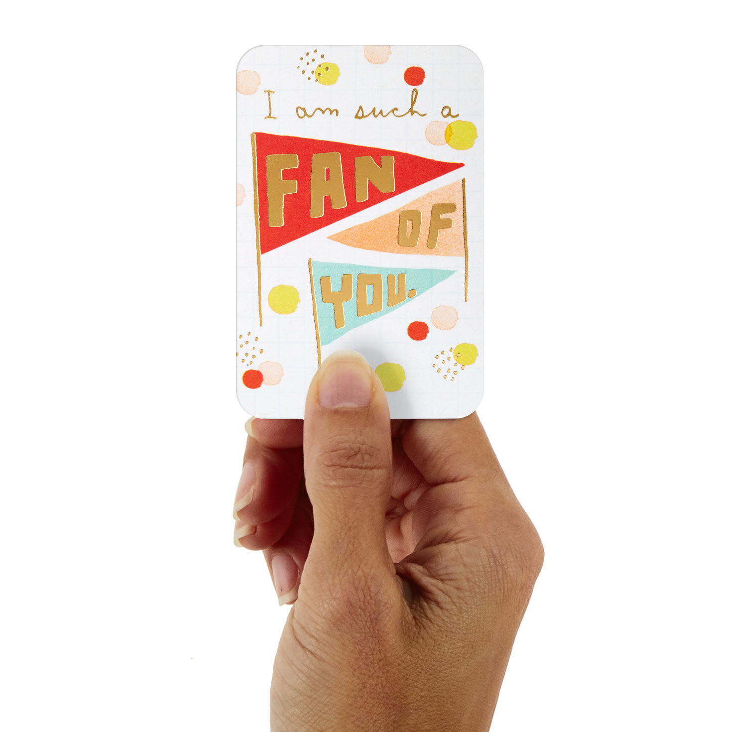 3.25" Mini Such a Fan of You Blank Card for only USD 1.99 | Hallmark