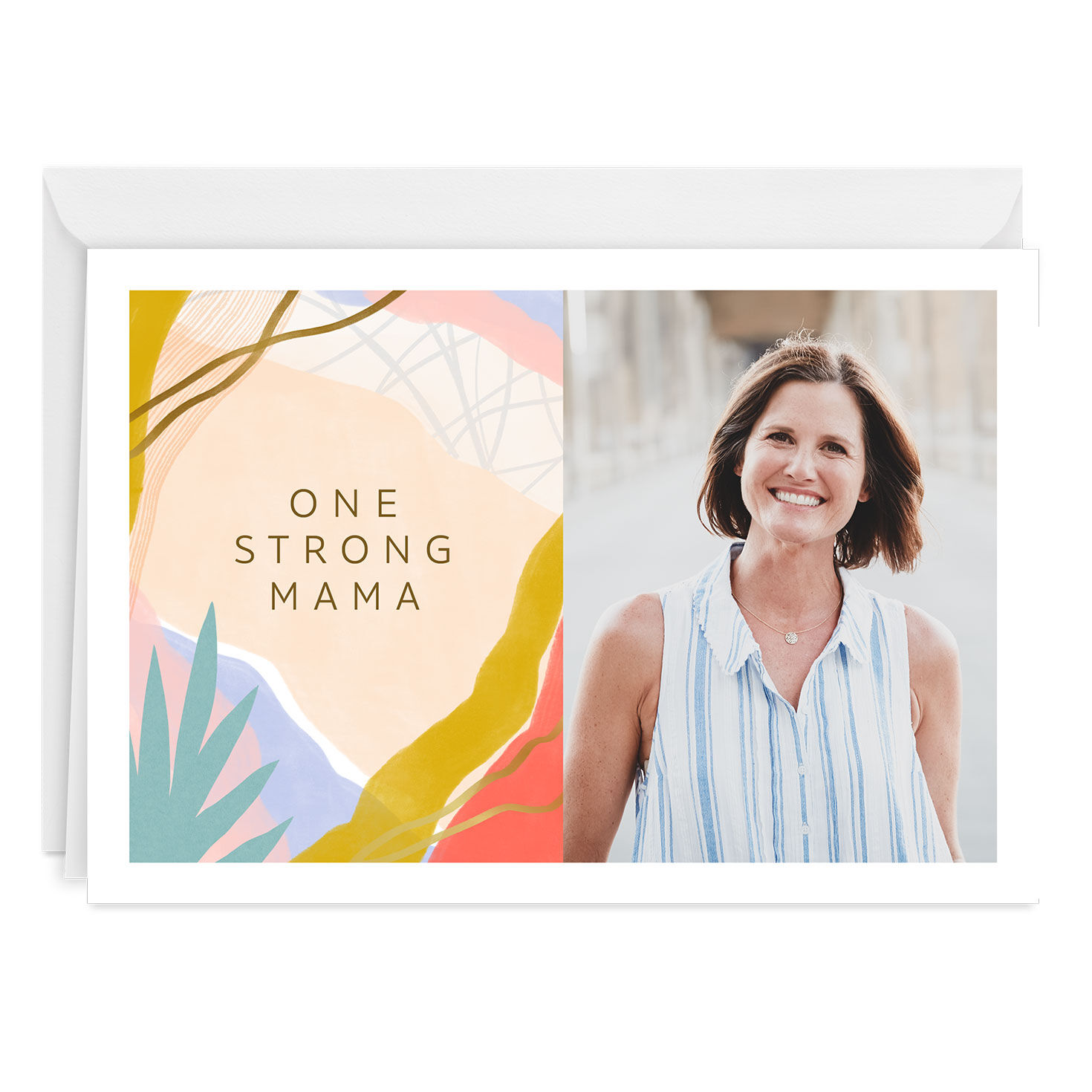 Personalized Abstract Botanicals Photo Card for only USD 4.99 | Hallmark