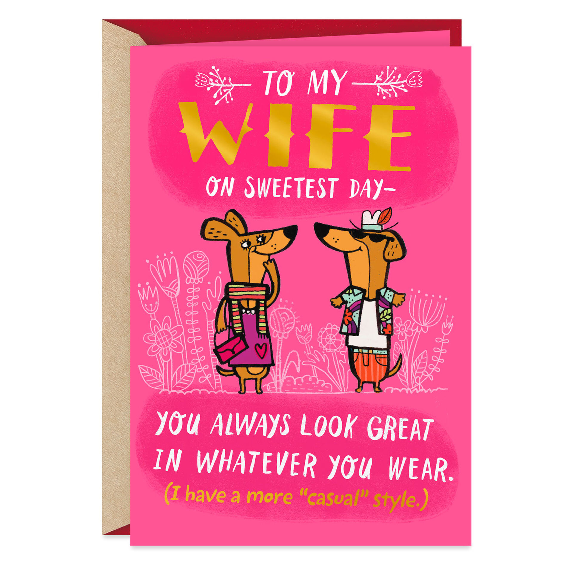 I'm a Guy With Great Taste Funny Sweetest Day Card for Wife Greeting