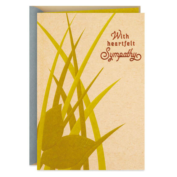 Wishing You Strength Sympathy Card, , large image number 1