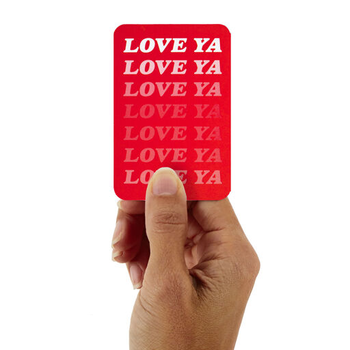 3.25" Mini Love Ya So Much Love Card, 