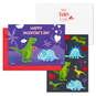 Dinosaur Fun Kids Assorted Valentines With Stickers, Pack of 24, , large image number 4