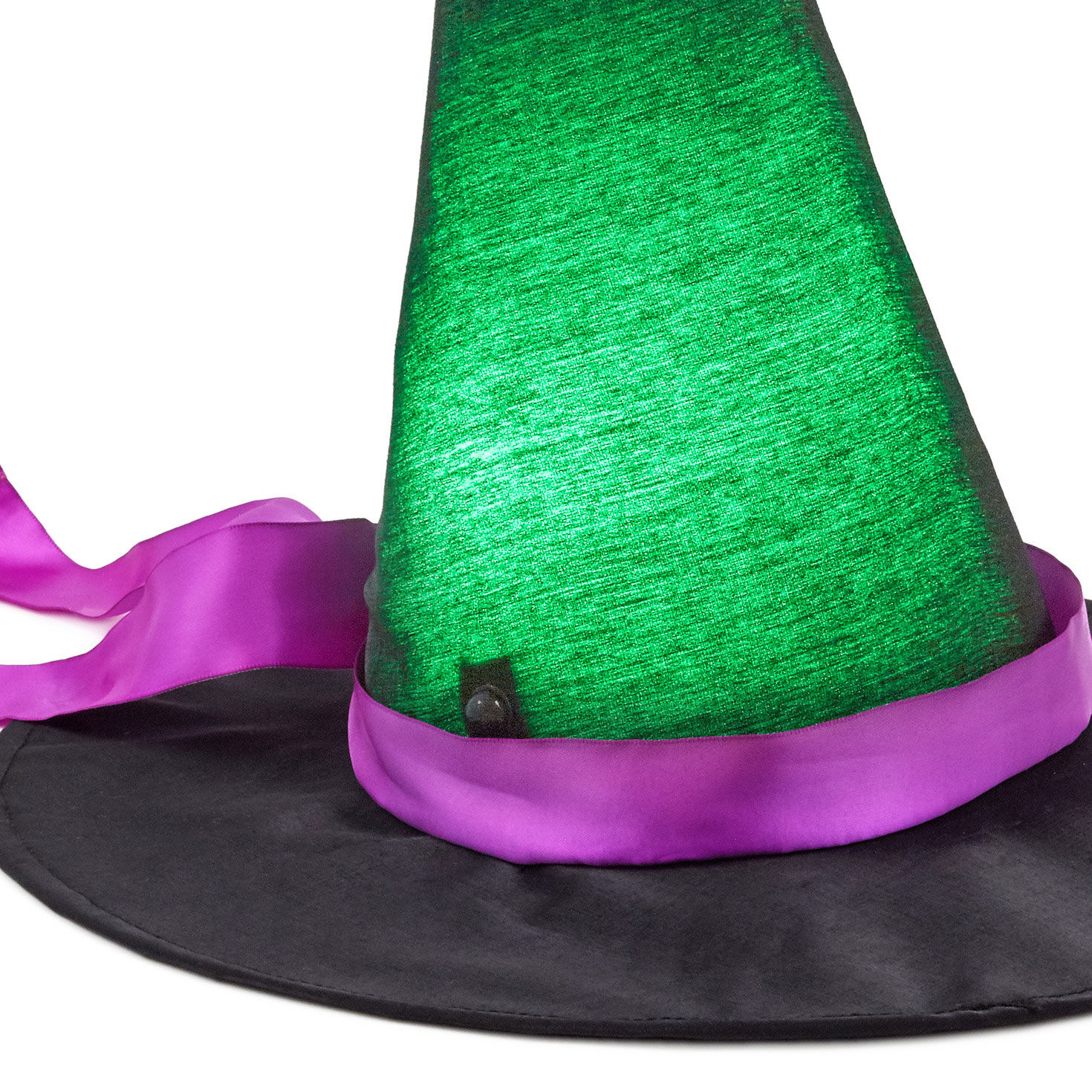 Witch's Hat Motion-Activated Halloween Decoration upclose detail image number 4