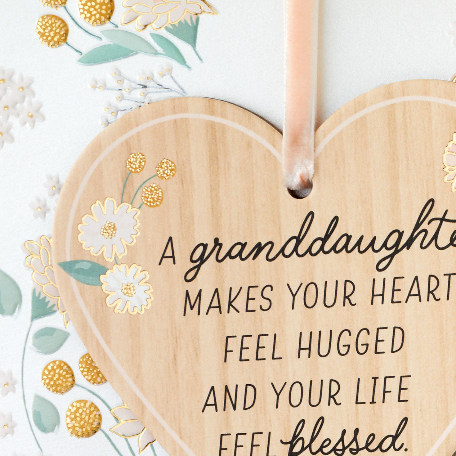 Heart Ornament Birthday Card for Granddaughter Card Front Detail image number 5