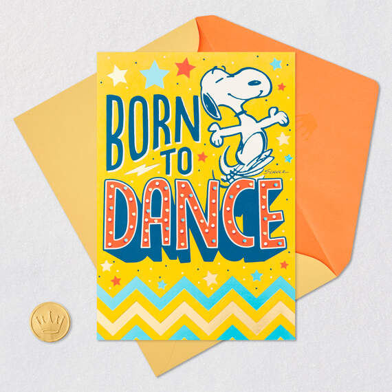 Peanuts® Born to Dance Congratulations Card for Dance Recital, , large image number 5