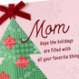 Patchwork Quilt Holiday Tree Mom Christmas Card Card Front Detail image number 5