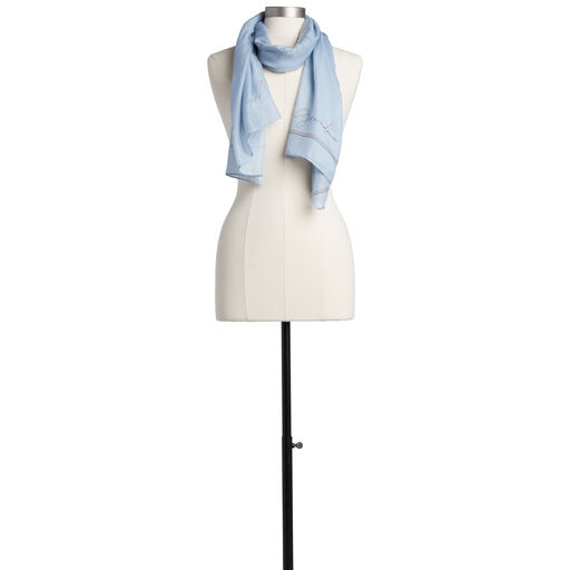 Light Blue Dear You Grandma Women's Scarf, 
