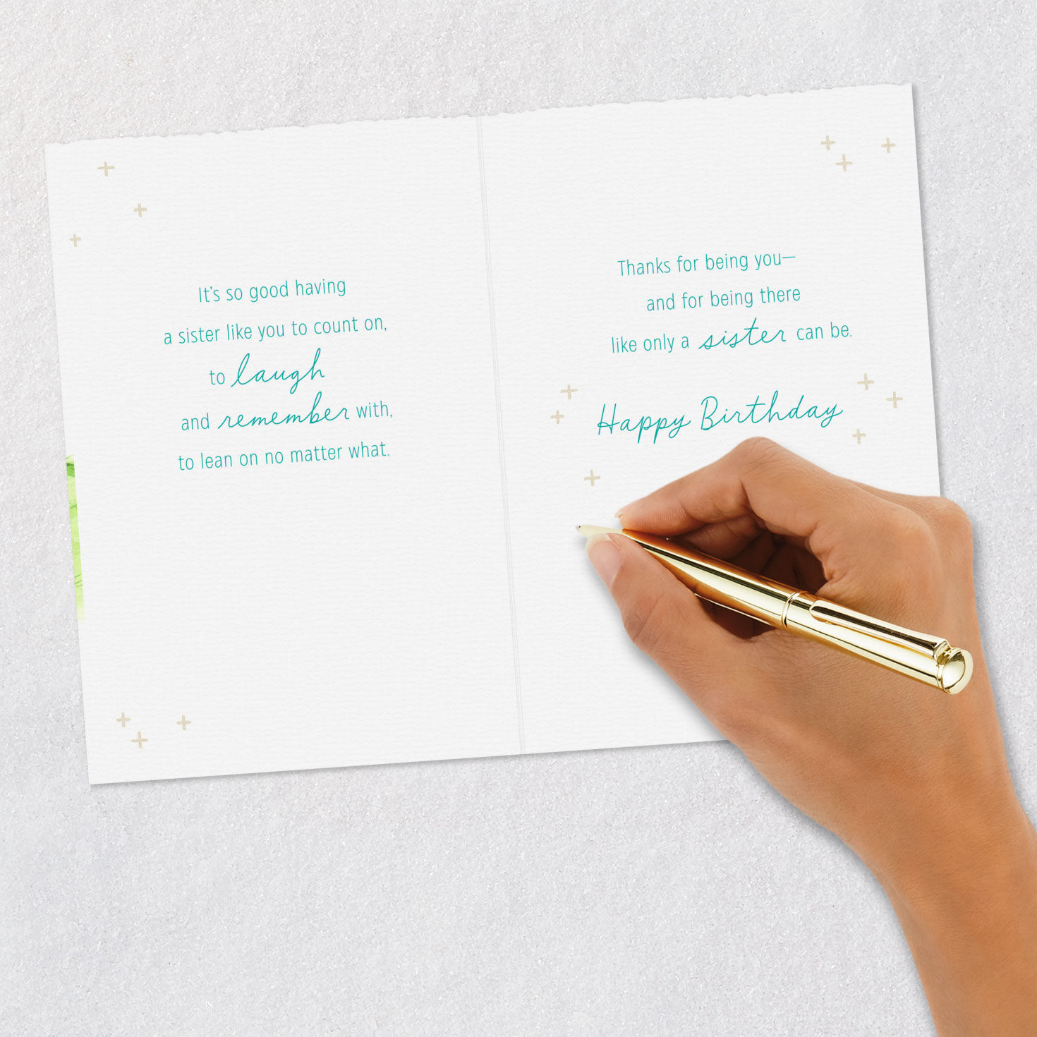 Love Being Sisters With You Birthday Card for only USD 3.99 | Hallmark
