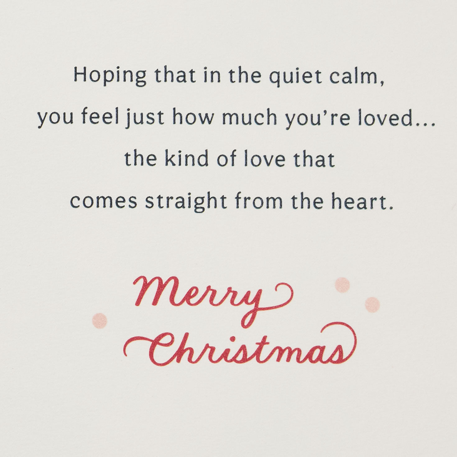 Red Poinsettia Christmas Card for Niece Sentiment image number 2