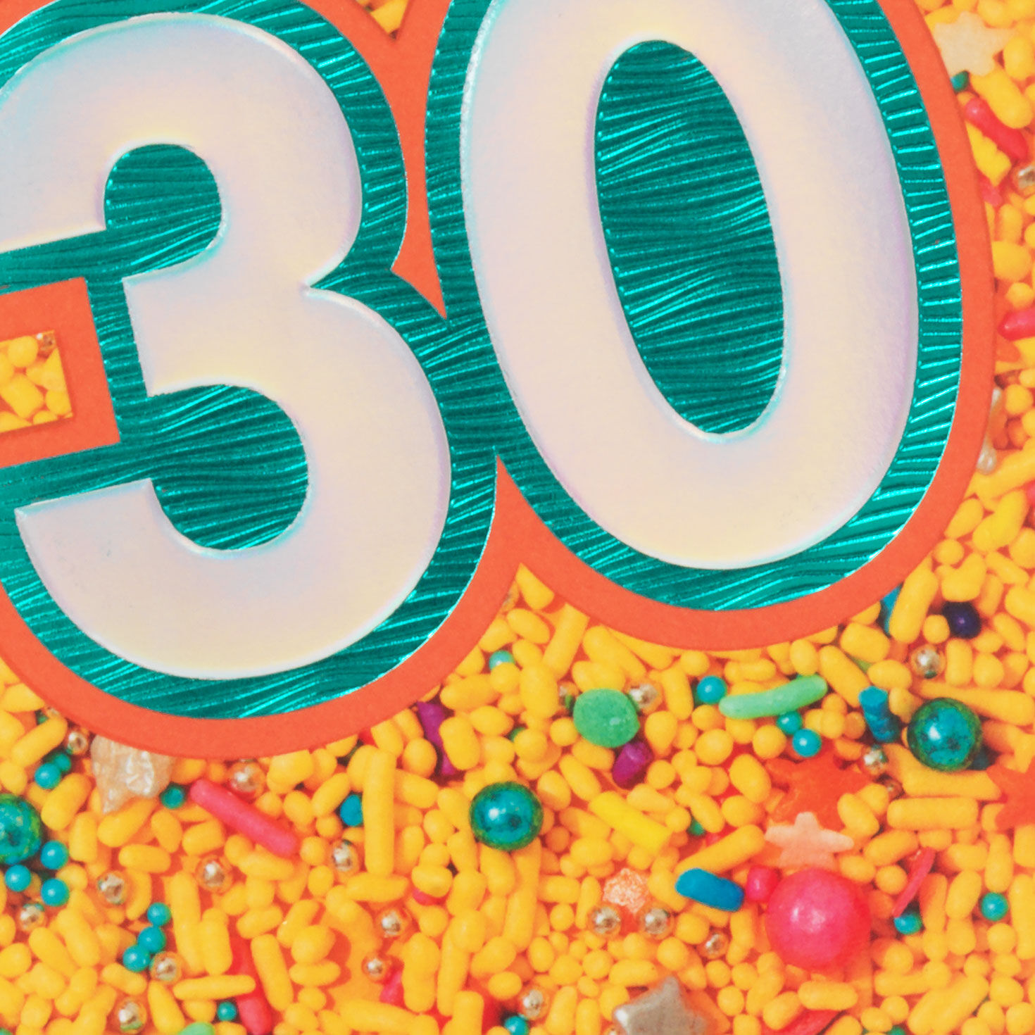 Sprinkles Enjoy Every Moment 30th Birthday Card Card Front Detail image number 4