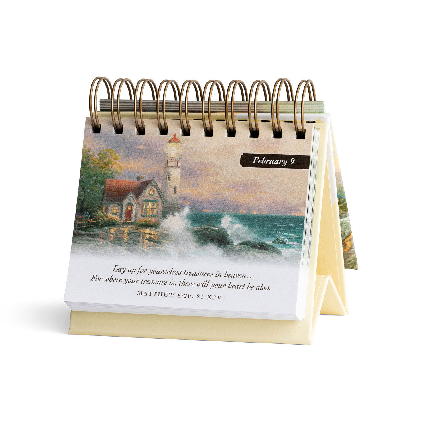 Thomas Kinkade Painter of Light Perpetual Calendar inside page image number 4