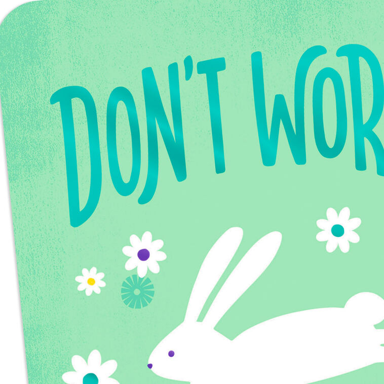 Don't Worry, Be Hoppy Easter Card, , large image number 4