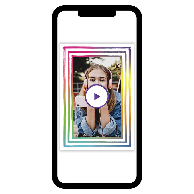 Personalized Rainbow Frame Photo Card  image number 8