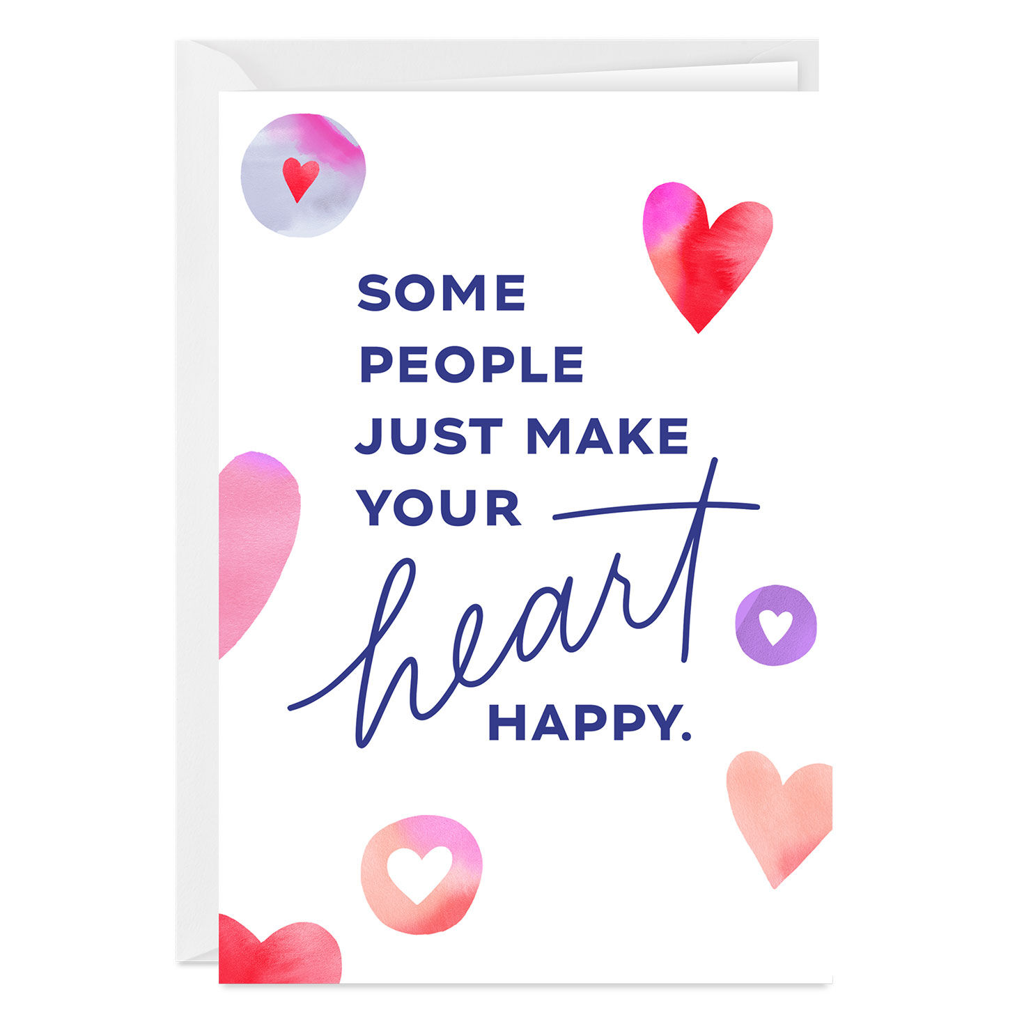 You Make Hearts Happy Custom Valentine's Day Card
