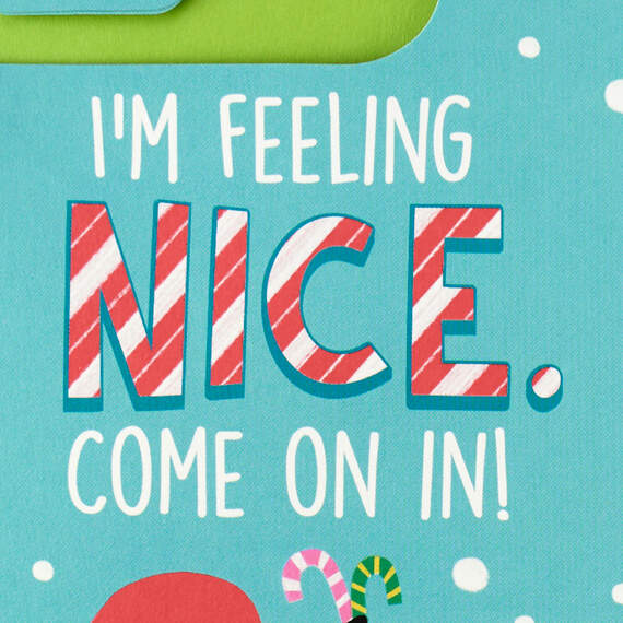 Naughty or Nice Talking Door Hanger Christmas Card With Sound, , large image number 3