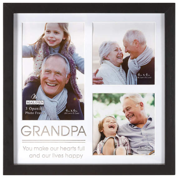 Malden Grandpa Modern Collage Picture Frame