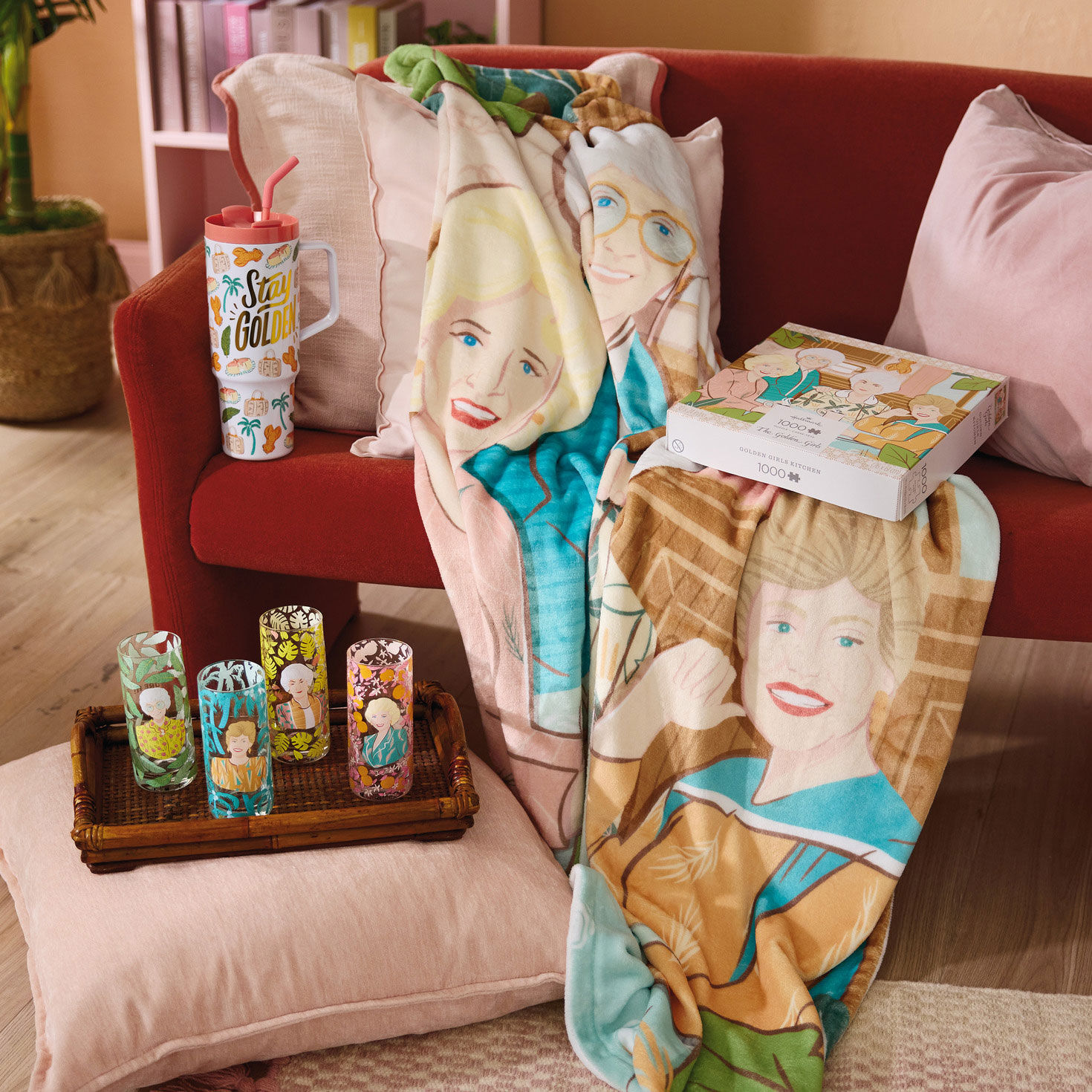 The Golden Girls at the Kitchen Table Throw Blanket, 50x60 for only USD 39.99 | Hallmark