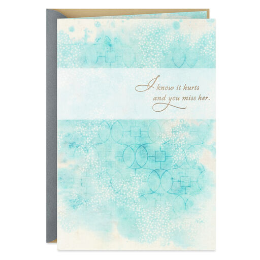 Tribute to Your Mom Sympathy Card, 