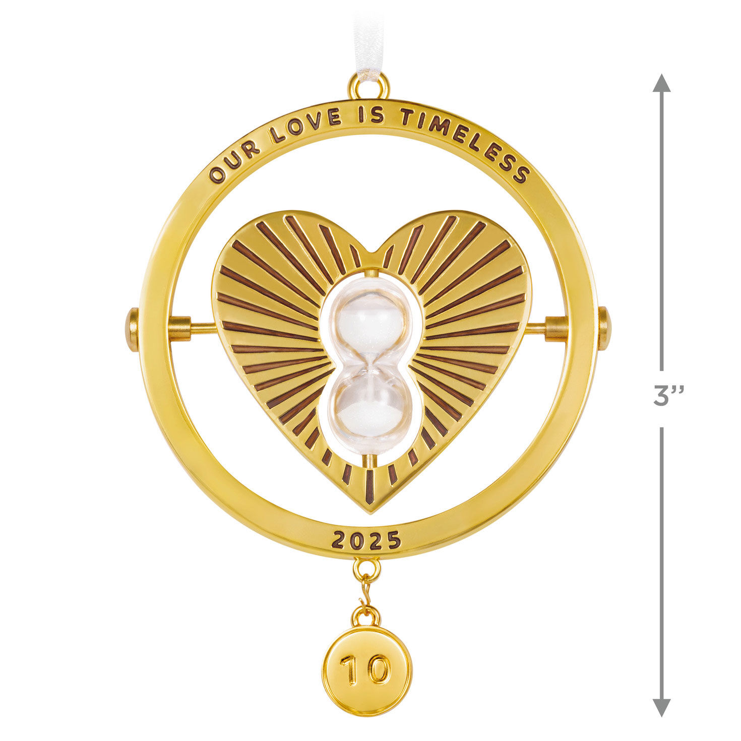 Our Love Is Timeless 2025 Metal Ornament - Keepsake