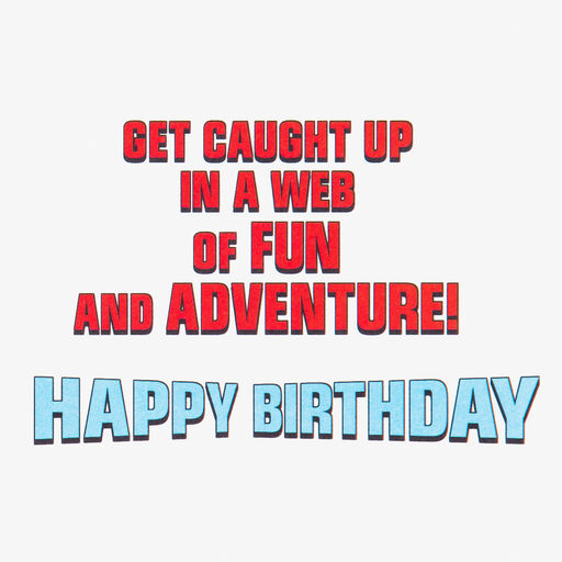 Marvel Spider-Man Fun and Adventure Birthday Card for Great-Grandson, 