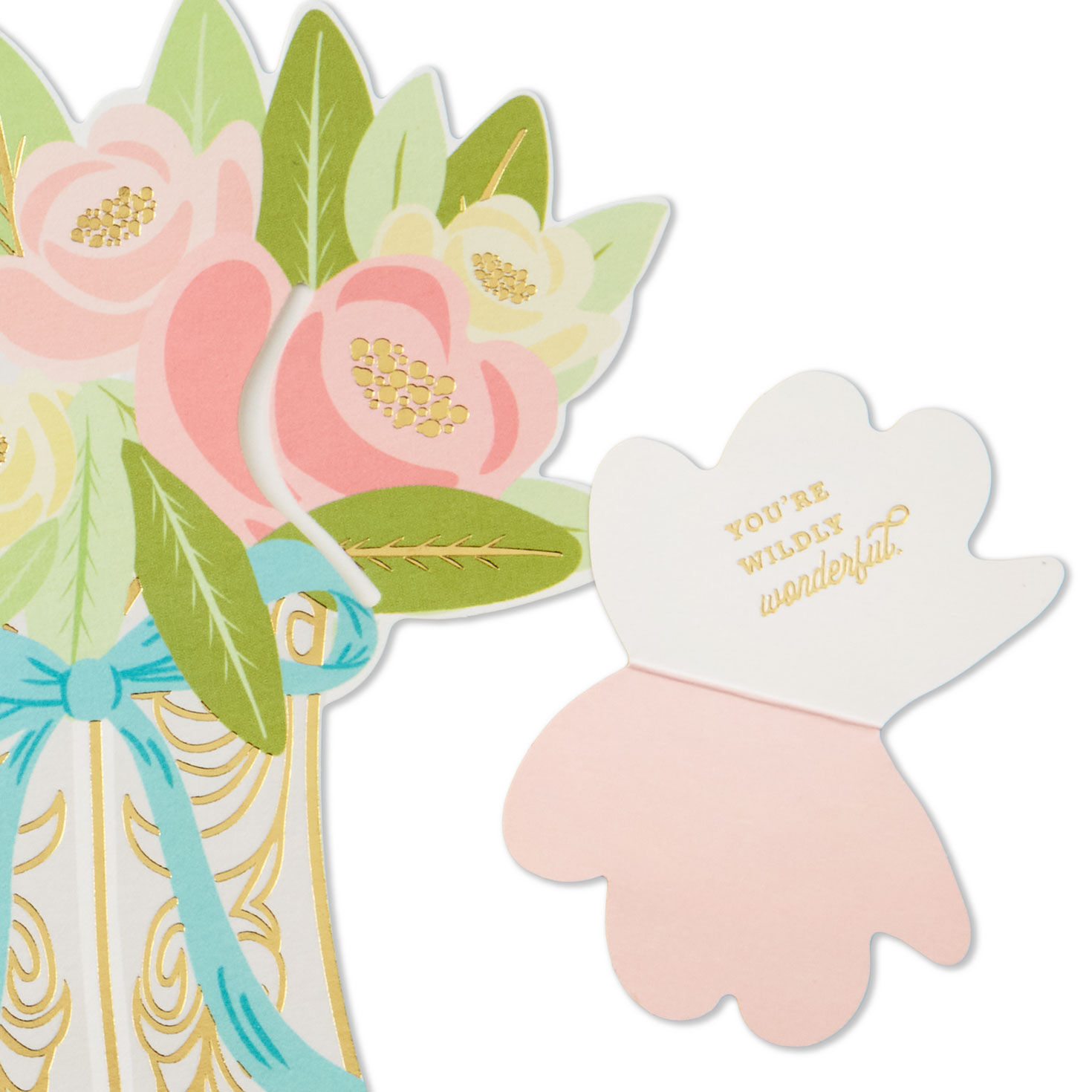 Cowgirl Boot with Pink Flowers Support Card Card Front Detail image number 6