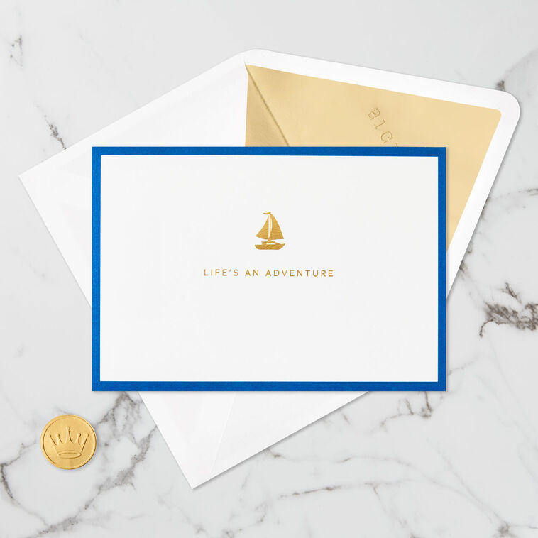 Life's an Adventure Sailboat 3D Pop-Up Card, , large image number 4