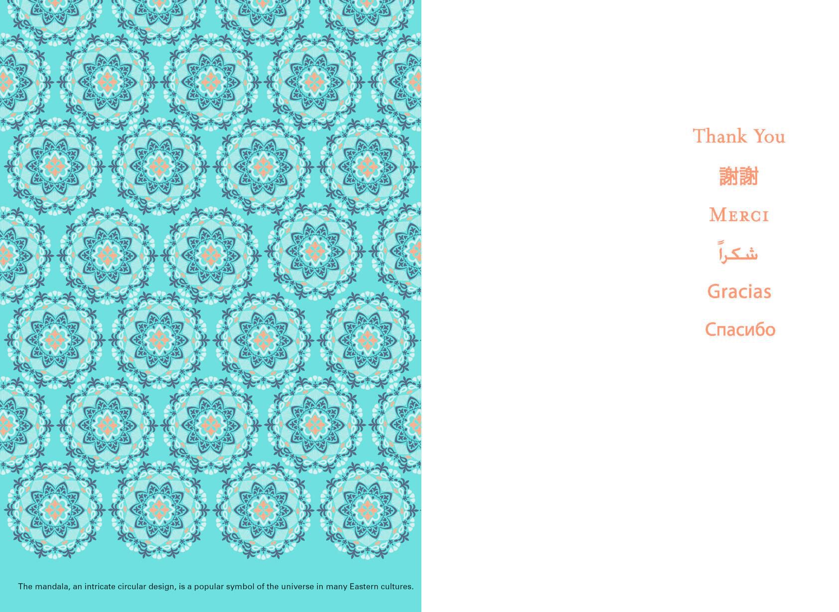 Different Languages Thank You Card