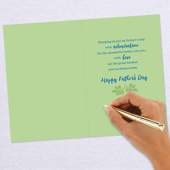 With Love and Admiration Father's Day Card for Brother, , large image number 6