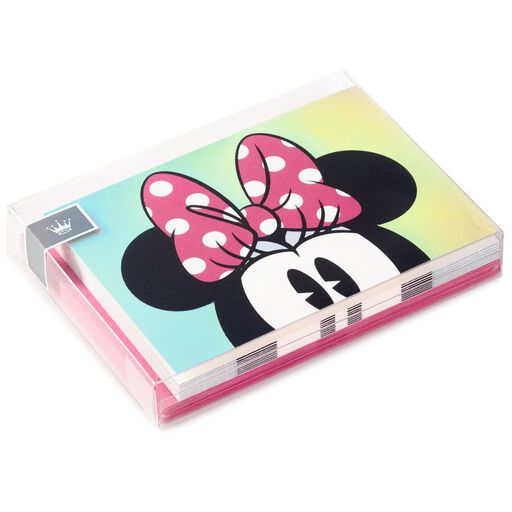 Disney Minnie Mouse Peeking Blank Note Cards, Pack of 10, 