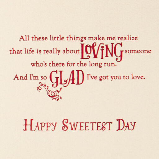 So Glad I've Got You to Love Sweetest Day Card for Husband, 