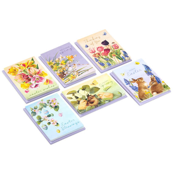 Marjolein Bastin Springtime Beauty Assorted Boxed Easter and Spring Cards, Pack of 36